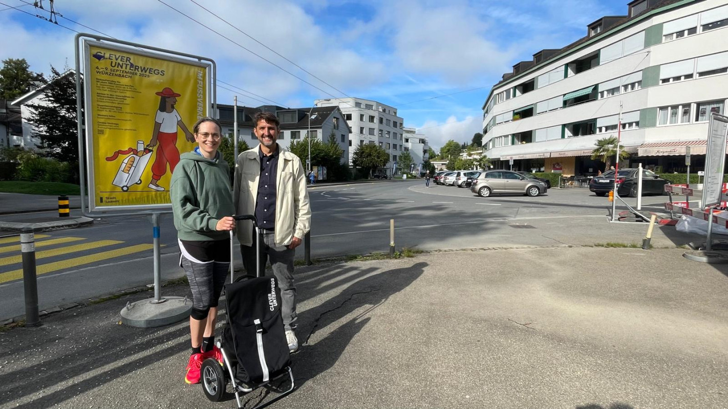 Stadträtin Melanie Setz wird zukünftig auch mit einem Einkaufstrolley clever unterwegs sein.