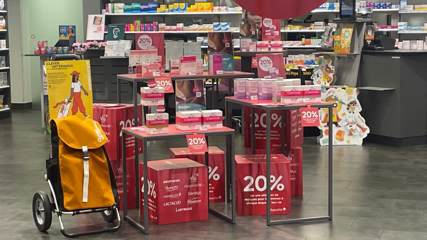 In verschiedenen Geschäften gibt es Einkaufstrolleys zu gewinnen.